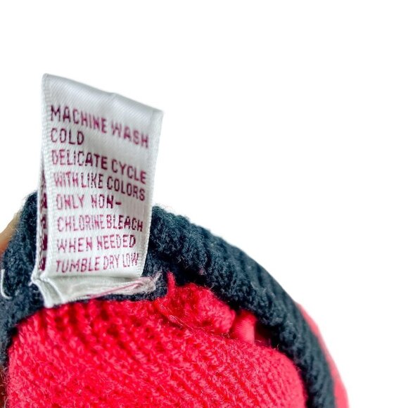 Vintage Karen Scott Wool Blend Cozy Knit Red Christmas Holiday Cardigan Sweater - Picture 11 of 12